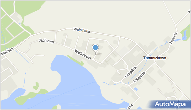 Tomaszkowo, Stynki, mapa Tomaszkowo