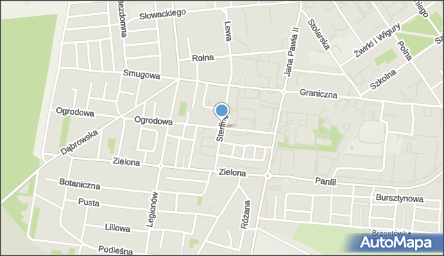 Tomaszów Mazowiecki, Sterlinga Seweryna, dr., mapa Tomaszów Mazowiecki