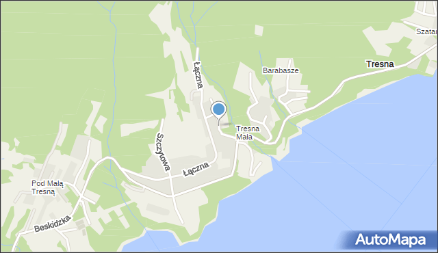 Tresna, Stroma, mapa Tresna