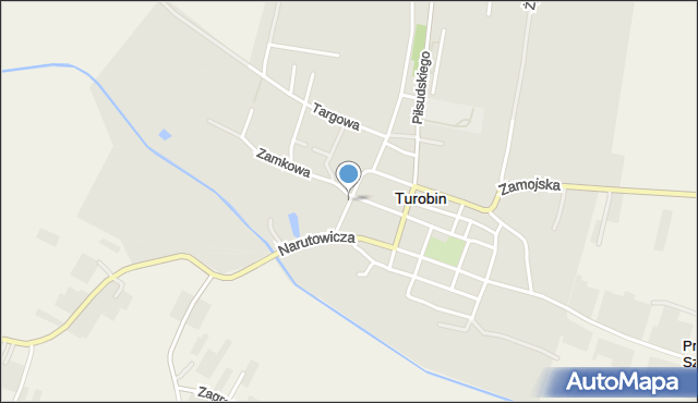 Turobin, Staszica Stanisława, mapa Turobin