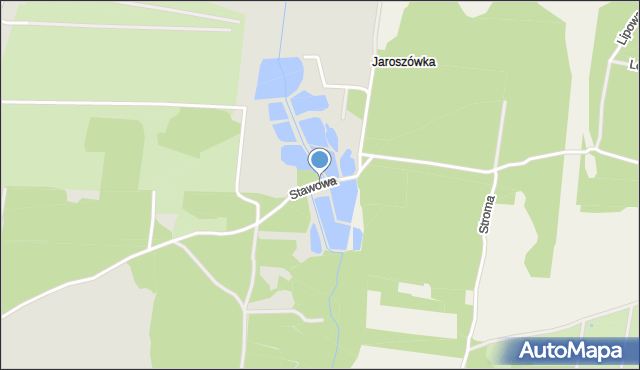 Wasilków, Stawowa, mapa Wasilków