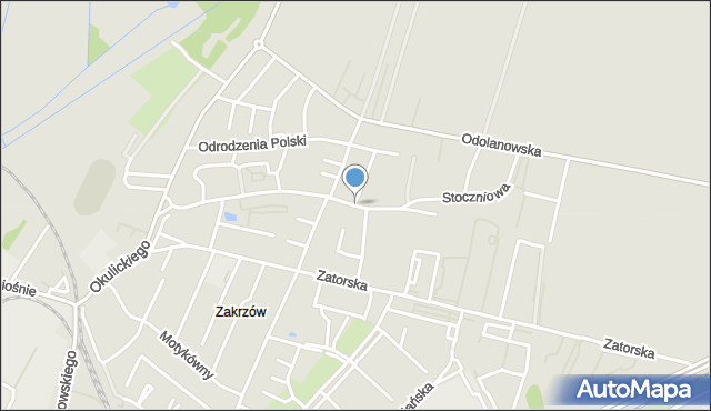 Wrocław, Stoczniowa, mapa Wrocławia