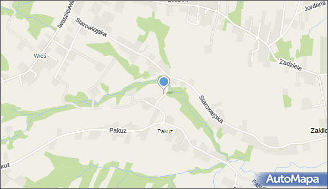 Zakliczyn gmina Siepraw, Stroma, mapa Zakliczyn gmina Siepraw