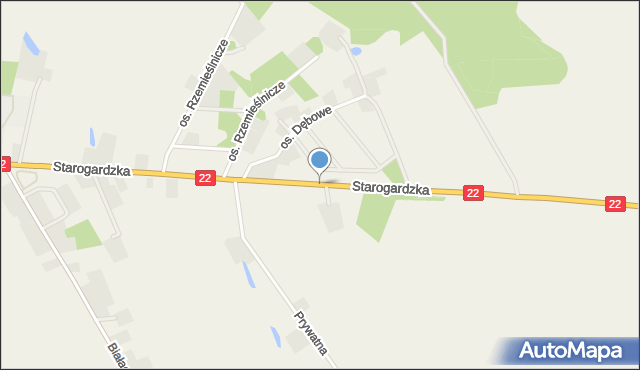 Zblewo, Starogardzka, mapa Zblewo