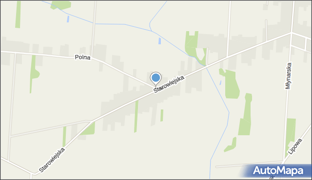 Zbuczyn, Starowiejska, mapa Zbuczyn