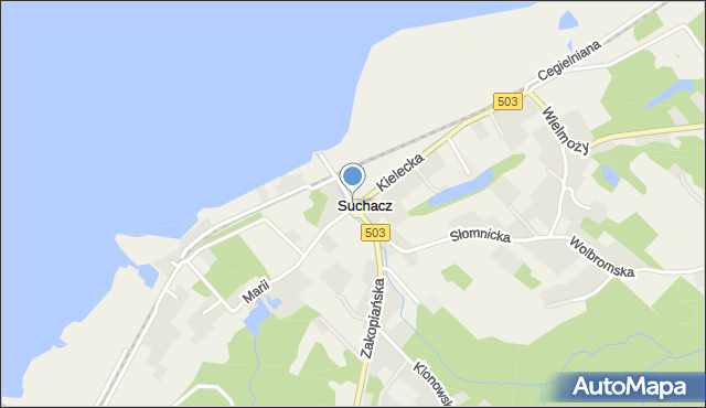 Suchacz, Suchacz, mapa Suchacz