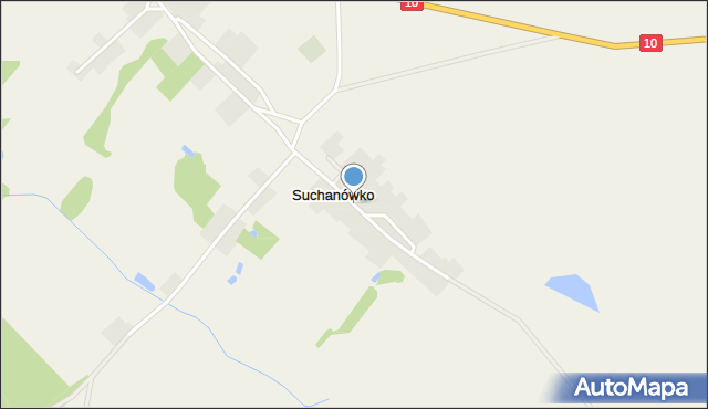 Suchanówko, Suchanówko, mapa Suchanówko