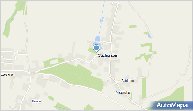 Suchoraba, Suchoraba, mapa Suchoraba