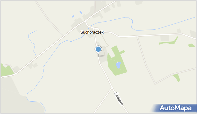 Suchorączek, Suchorączek, mapa Suchorączek