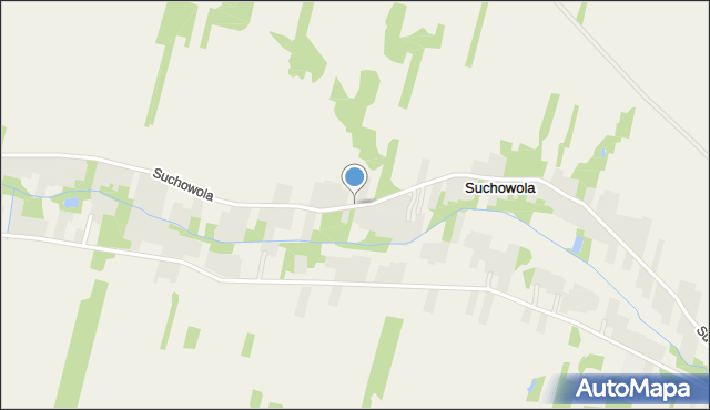 Suchowola gmina Osiek, Suchowola, mapa Suchowola gmina Osiek