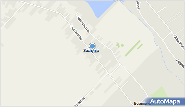 Suchynia, Suchyńska, mapa Suchynia