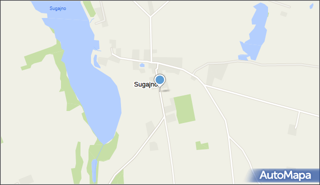 Sugajno, Sugajno, mapa Sugajno