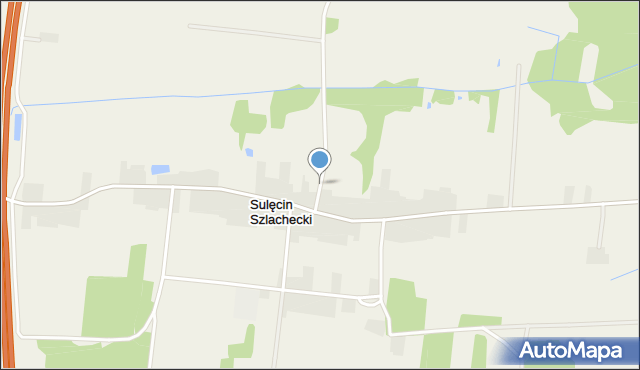 Sulęcin Szlachecki, Sulęcin Szlachecki, mapa Sulęcin Szlachecki