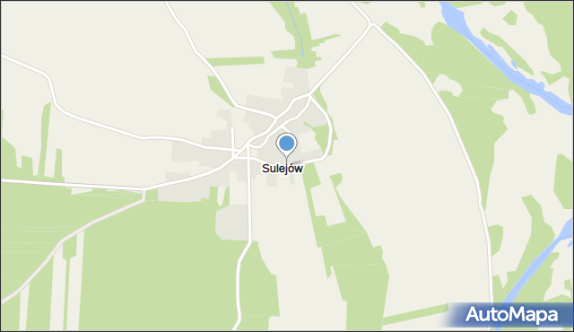 Sulejów gmina Tarłów, Sulejów, mapa Sulejów gmina Tarłów