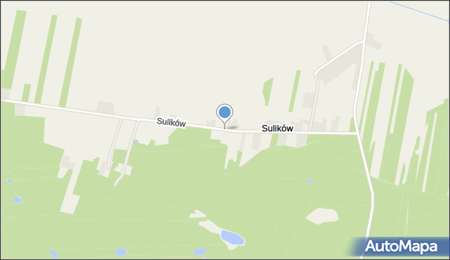 Sulików gmina Radków, Sulików, mapa Sulików gmina Radków