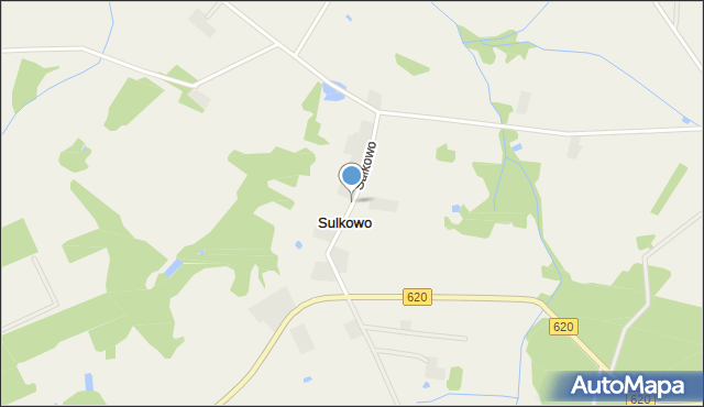 Sulkowo, Sulkowo, mapa Sulkowo