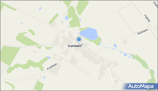 Sulnówko, Sulnówko, mapa Sulnówko