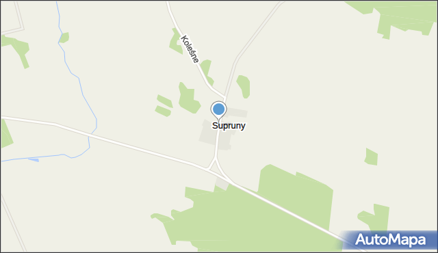 Supruny, Supruny, mapa Supruny