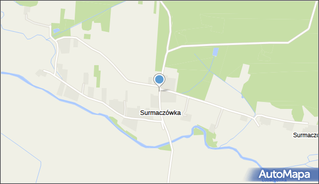 Surmaczówka, Surmaczówka, mapa Surmaczówka