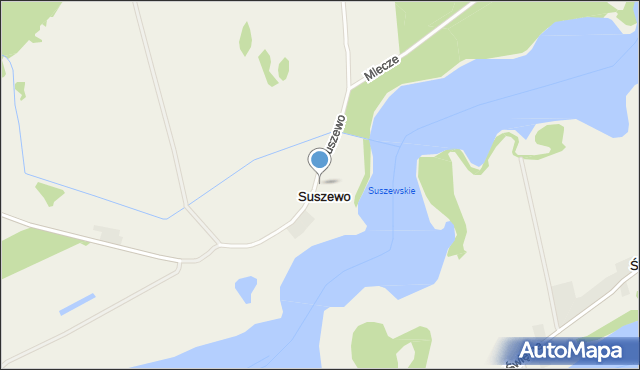 Suszewo gmina Orchowo, Suszewo, mapa Suszewo gmina Orchowo