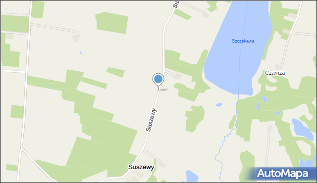 Suszewy, Suszewy, mapa Suszewy