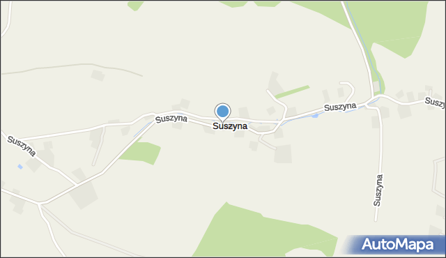 Suszyna, Suszyna, mapa Suszyna