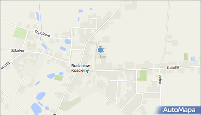 Budzisław Kościelny, św. Pustelników, mapa Budzisław Kościelny