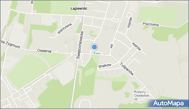 Bytom, św. Piotra, mapa Bytomia