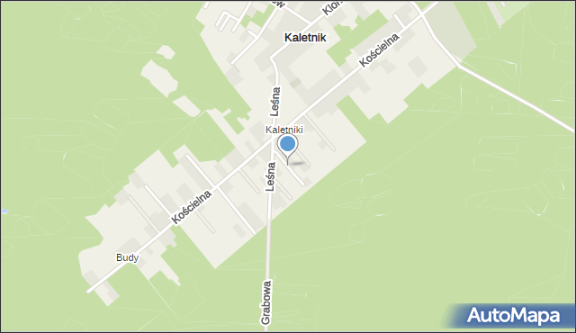 Kaletnik gmina Koluszki, Świerkowa, mapa Kaletnik gmina Koluszki