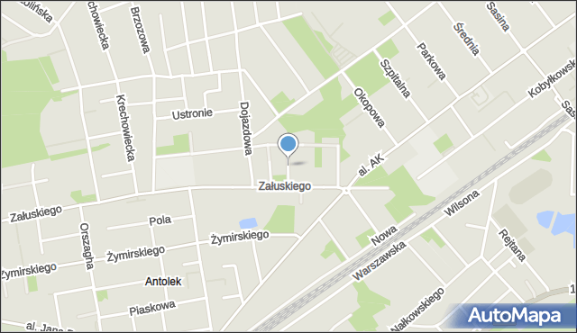 Kobyłka, Świerkowa, mapa Kobyłka