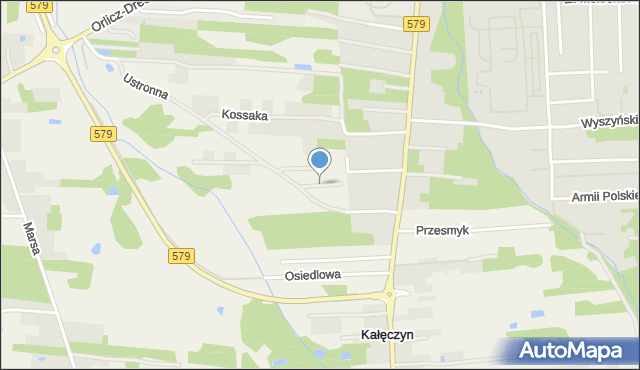 Kozery, Swojska, mapa Kozery