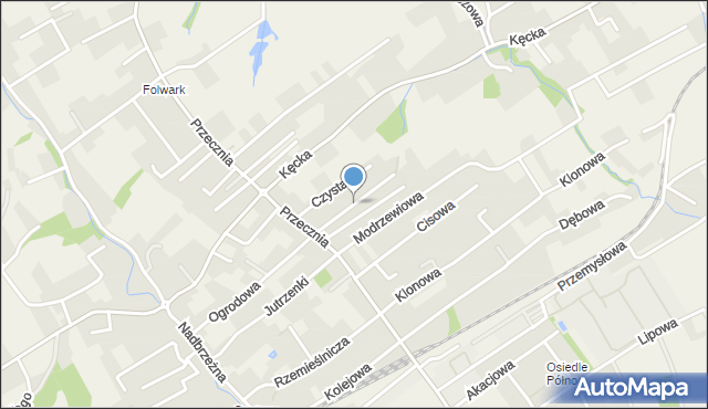 Kozy powiat bielski, Świerkowa, mapa Kozy powiat bielski