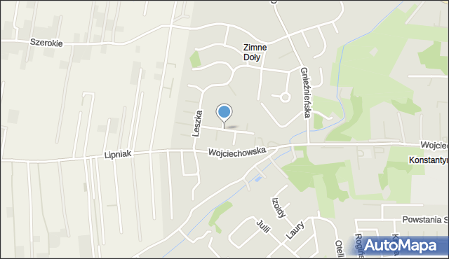 Lublin, Światowida, mapa Lublina