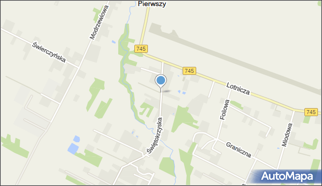 Masłów Pierwszy, Świętokrzyska, mapa Masłów Pierwszy