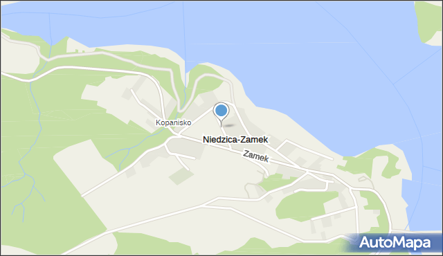 Niedzica-Zamek, św. Andrzeja, mapa Niedzica-Zamek