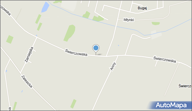 Piotrków Trybunalski, Świerczowska, mapa Piotrków Trybunalski