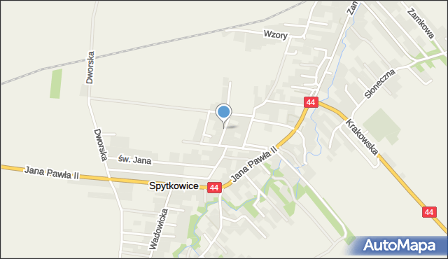 Spytkowice powiat wadowicki, św. Katarzyny, mapa Spytkowice powiat wadowicki