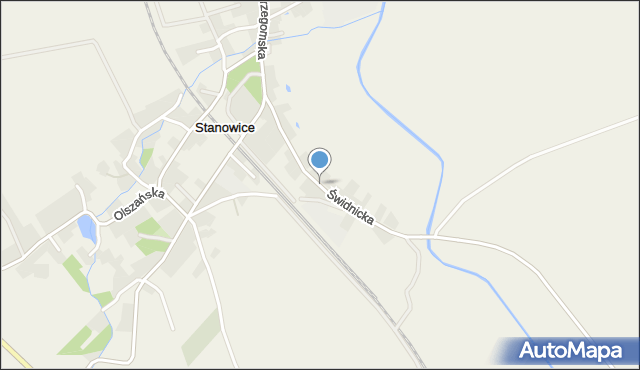 Stanowice gmina Strzegom, Świdnicka, mapa Stanowice gmina Strzegom