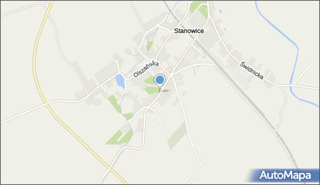Stanowice gmina Strzegom, Świebodzka, mapa Stanowice gmina Strzegom