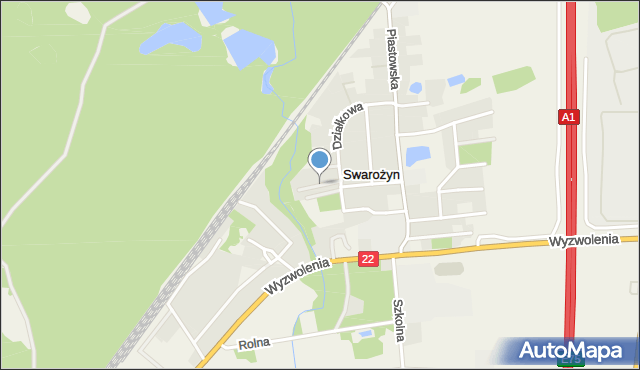 Swarożyn, Swarożyn, mapa Swarożyn