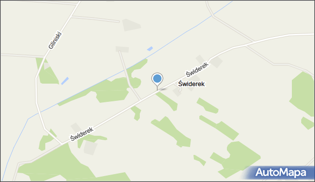 Świderek, Świderek, mapa Świderek