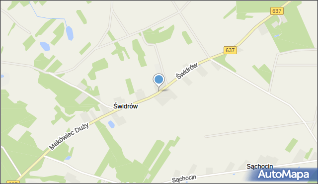 Świdrów, Świdrów, mapa Świdrów