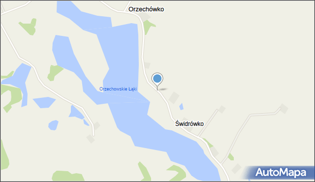 Świdrówko, Świdrówko, mapa Świdrówko