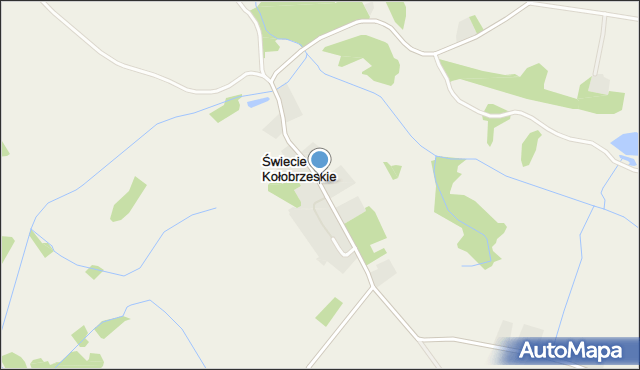 Świecie Kołobrzeskie, Świecie Kołobrzeskie, mapa Świecie Kołobrzeskie