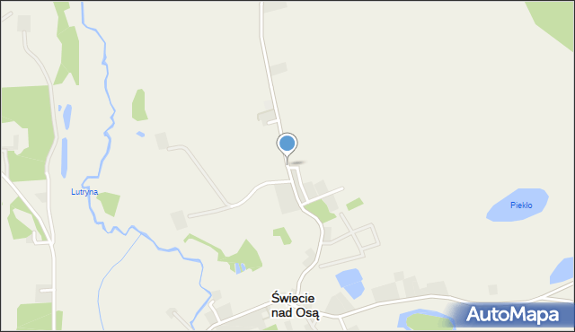 Świecie nad Osą, Świecie nad Osą, mapa Świecie nad Osą