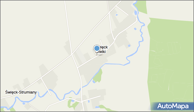 Święck Wielki, Święck Wielki, mapa Święck Wielki