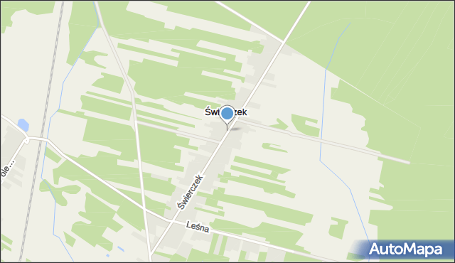 Świerczek gmina Skarżysko Kościelne, Świerczek, mapa Świerczek gmina Skarżysko Kościelne