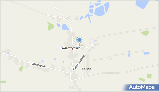 Świerczyńsko, Świerczyńsko, mapa Świerczyńsko