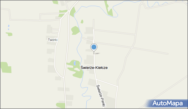 Świerże-Kiełcze, Świerże-Kiełcze, mapa Świerże-Kiełcze