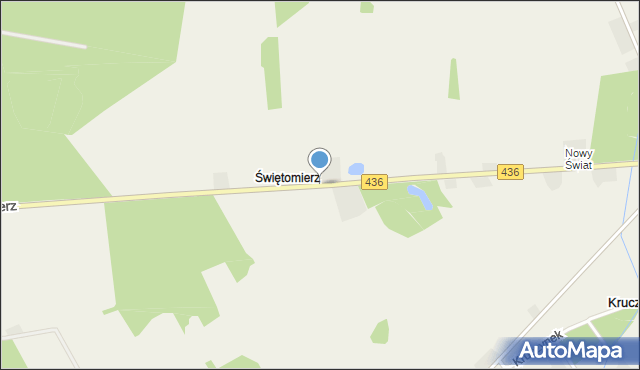 Świętomierz, Świętomierz, mapa Świętomierz